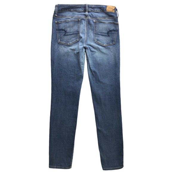 Women's American Eagle Outfitters Super Stretch Skinny Jeans Blue - Picture 2 of 9